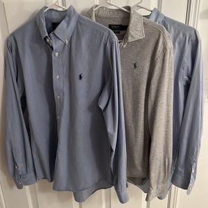 3 Men’s Polo dress/casual shirts